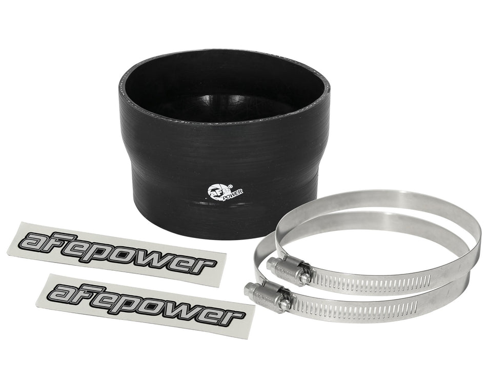 2 lbs. 8X8X8 Magnum FORCE Cold Air Intake System Spare Parts Kit 3-7/8 IN ID to 3-1/2 IN ID x 2-1/2 IN L Straight Reducing Coupler - Black