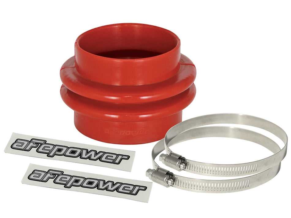 2 lbs. 8X8X8 Magnum FORCE Cold Air Intake System Spare Parts Kit 3-1/8 IN ID to 3 IN ID x 3 IN L Straight Reducing Coupler - Red