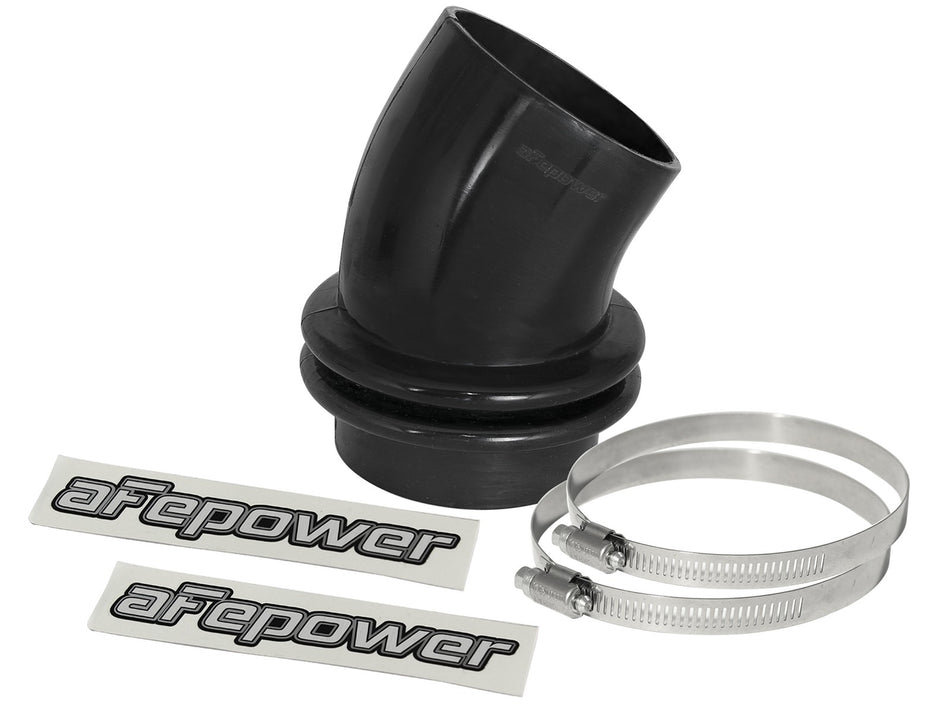 2 lbs. 8X8X8 Magnum FORCE Cold Air Intake System Spare Parts Kit 3-1/2 IN ID x 3 IN L x 30-Deg. Straight Bellow-Coupler - Black
