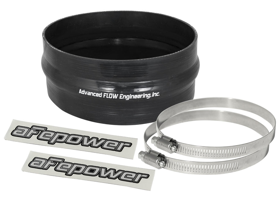 2 lbs. 8X8X8 Magnum FORCE Cold Air Intake System Spare Parts Kit 6-1/4 IN ID x 2-3/4 IN L Straight Coupler w/ Hump - Black