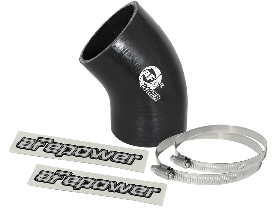 2 lbs. 8X8X8 Magnum FORCE Cold Air Intake System Spare Parts Kit 3 IN ID x 6 IN L x 45-Deg. Elbow Coupler - Black