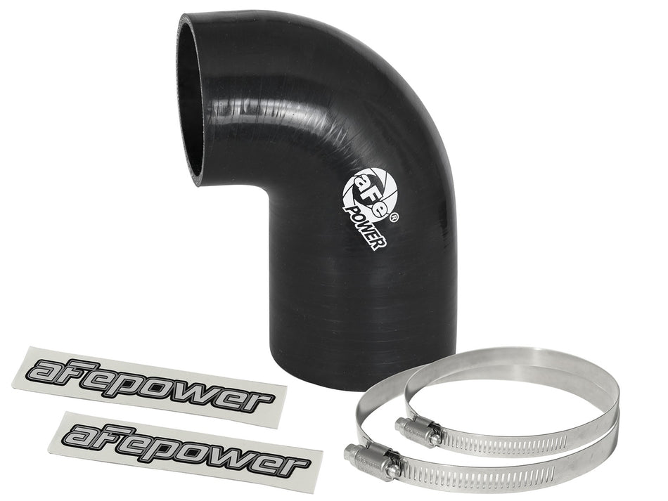 2 lbs. 8X8X8 Magnum FORCE Cold Air Intake System Spare Parts Kit 3 IN ID to 2-1/2 IN ID x 90 Deg. Elbow Reducing Coupler - Black