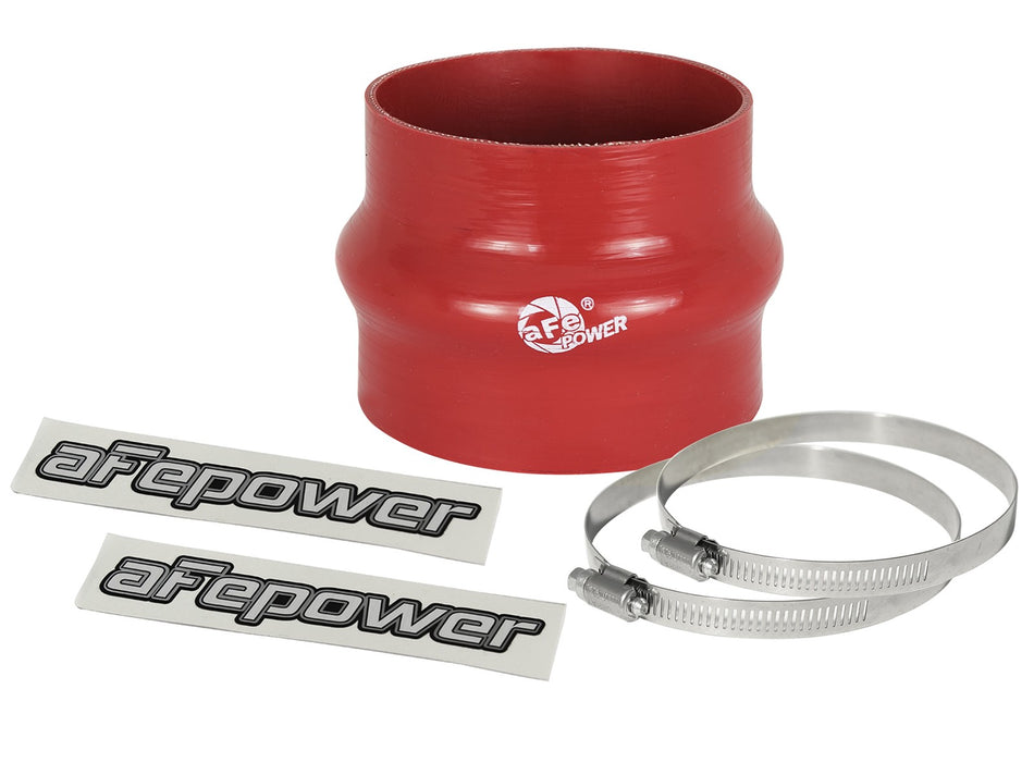 2 lbs. 8X8X8 Magnum FORCE Cold Air Intake System Spare Parts Kit 3-3/4 IN ID to 3-1/2 IN ID x 3IN L Straight Reducing Coupler - Red