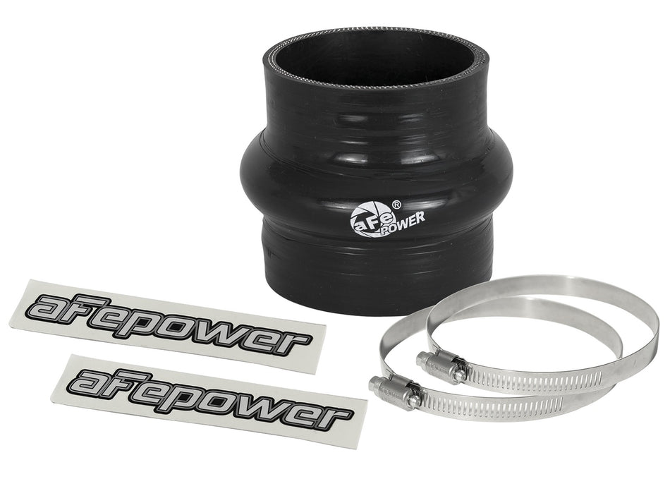 2 lbs. 8X8X8 Magnum FORCE Cold Air Intake System Spare Parts Kit 3 IN to 2-3/4 IN ID x 3 IN L Straight Reducing Coupler w/ Hump - Black