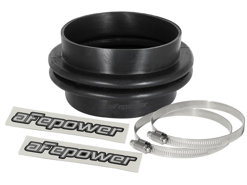 2 lbs. 8X8X8 Magnum FORCE Cold Air Intake System Spare Parts Kit 3 IN ID x 90 Deg. Elbow Coupler - Black