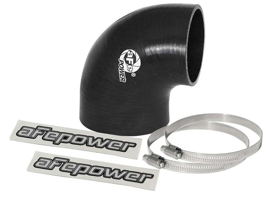 2 lbs. 8X8X8 Magnum FORCE Cold Air Intake System Spare Parts Kit 3-1/2 IN ID to 3 IN ID x 90 Deg. Elbow Reducing Coupler - Black