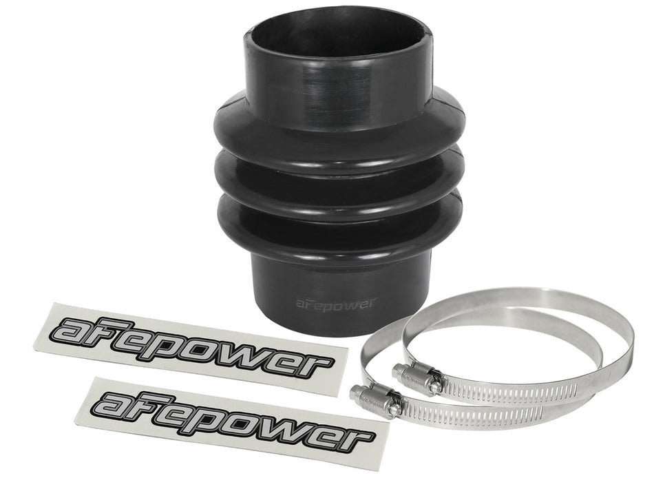 2 lbs. 8X8X8 Magnum FORCE Cold Air Intake System Spare Parts Kit 3 IN ID to 3-1/8 IN ID x 4-3/4 IN L Straight Reducing Coupler - Black