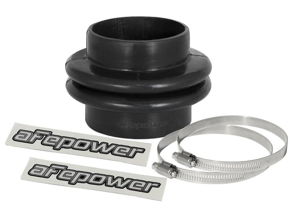 2 lbs. 8X8X8 Magnum FORCE Cold Air Intake System Spare Parts Kit 2-3/8 IN ID to 2-1/2 IN ID x 2-1/2 IN L Straight Reducing Bellow-Coupler - Black