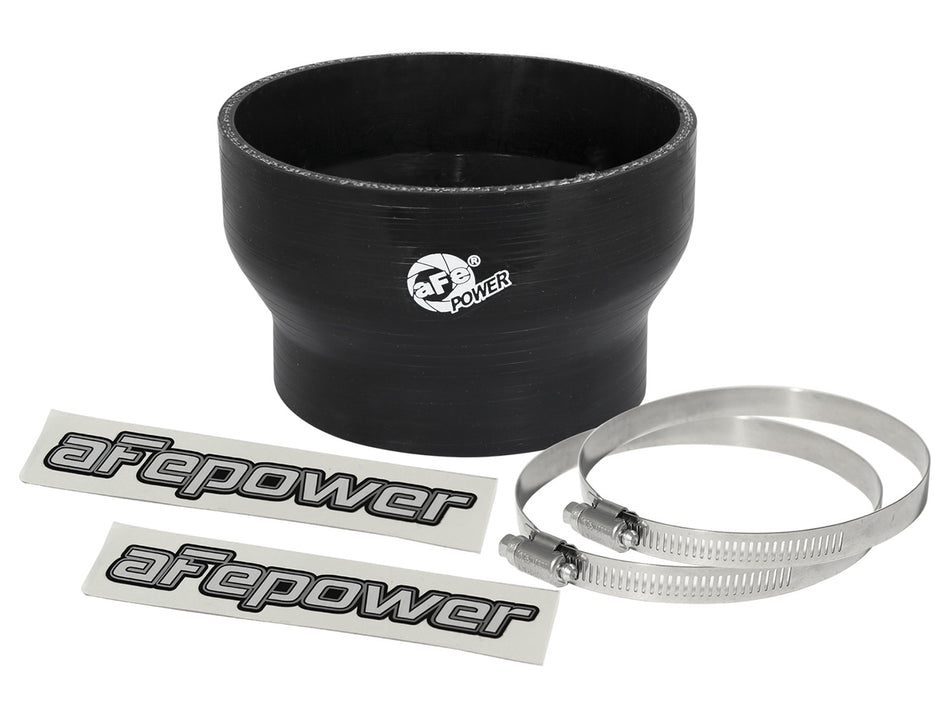 2 lbs. 8X8X8 Magnum FORCE Cold Air Intake System Spare Parts Kit 4-1/3 IN ID to 3-1/2 IN ID x 2-3/4 IN L Straight Reducing Coupler - Black