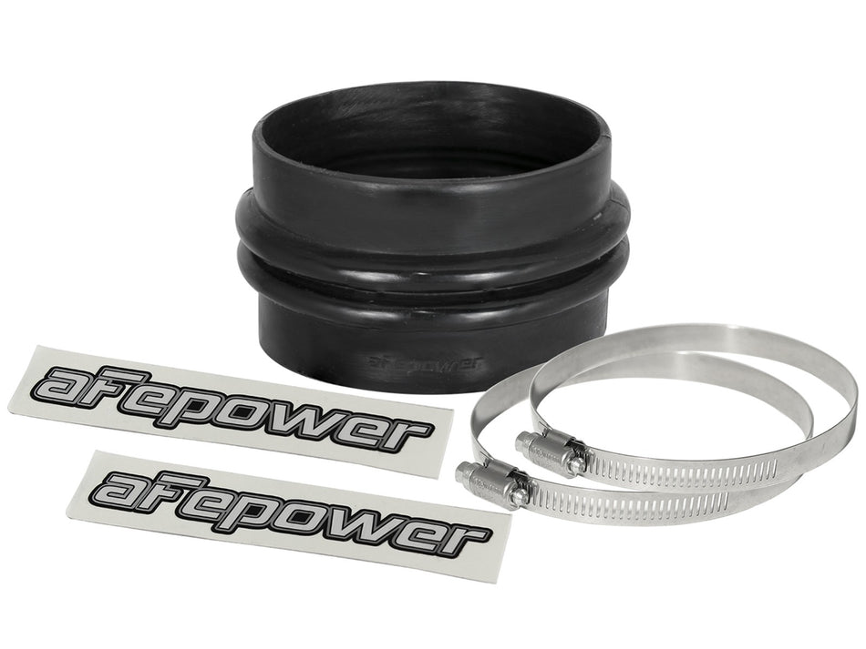 2 lbs. 8X8X8 Magnum FORCE Cold Air Intake System Spare Parts Kit 3-3/4 IN ID x 2-1/2 IN L Straight Bellow-Coupler - Black