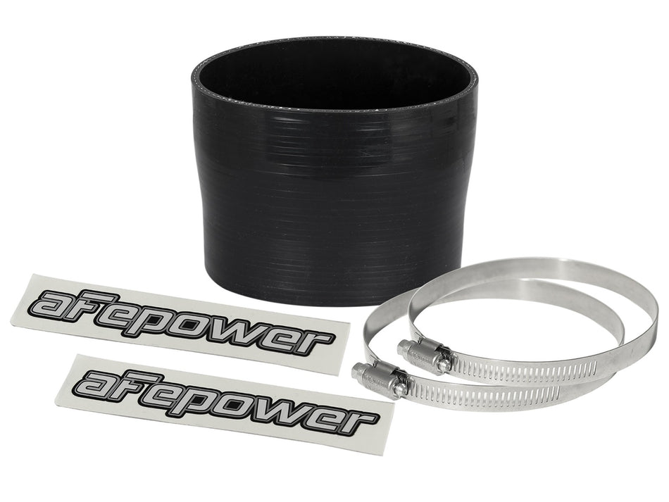 2 lbs. 8X8X8 Magnum FORCE Cold Air Intake System Spare Parts Kit 3-3/4 IN ID to 3-1/2 IN ID x 3 IN L Straight Reducing Coupler - Black
