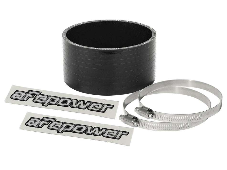 2 lbs. 8X8X8 Magnum FORCE Cold Air Intake System Spare Parts Kit 3-1/2 IN ID x 2 IN L Straight Coupler - Black