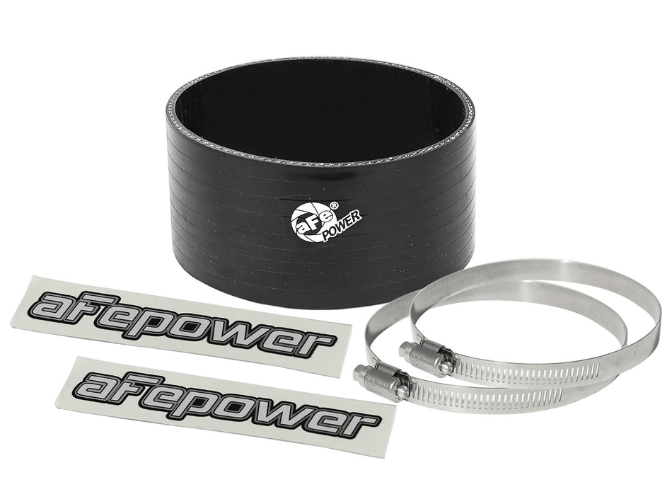 2 lbs. 8X8X8 Magnum FORCE Cold Air Intake System Spare Parts Kit 4 IN ID x 2 IN L Straight Coupler - Black