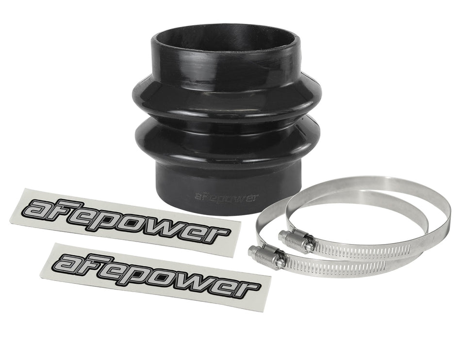 2 lbs. 8X8X8 Magnum FORCE Cold Air Intake System Spare Parts Kit 3-1/8 IN ID to 3 IN ID x 3-1/2 IN L Straight Reducing Coupler - Black