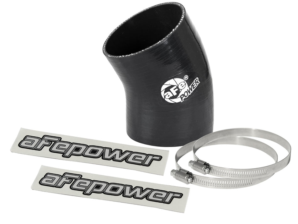 2 lbs. 8X8X8 Magnum FORCE Cold Air Intake System Spare Parts Kit 3 IN ID x 30 Deg. Elbow Coupler - Black