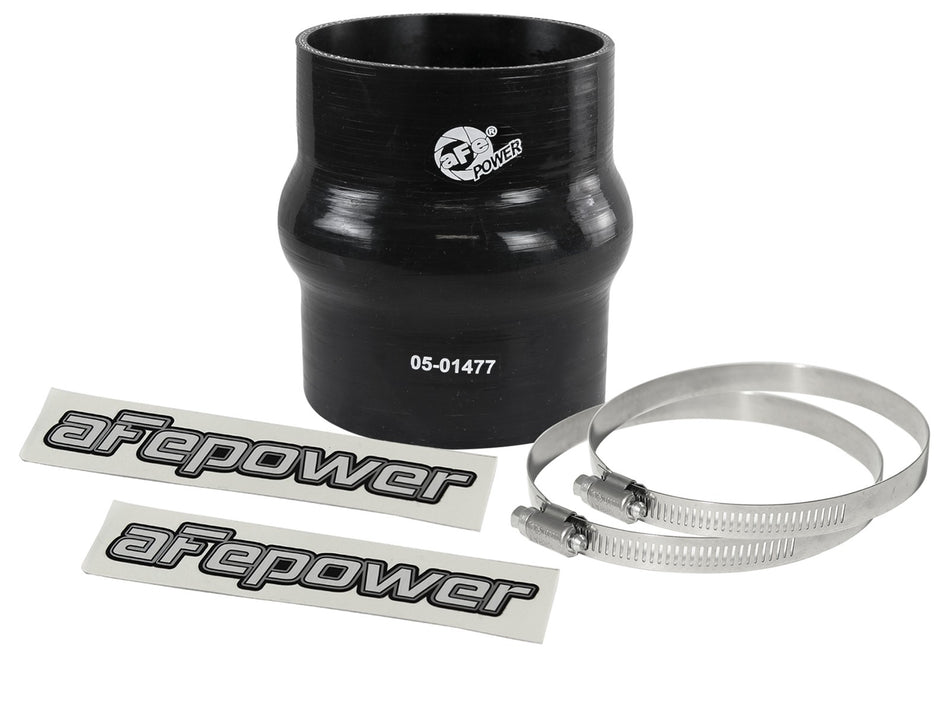2 lbs. 8X8X8 Magnum FORCE Cold Air Intake System Spare Parts Kit 3-1/8 IN ID x 4 IN L Straight Coupler w/ Hump - Black