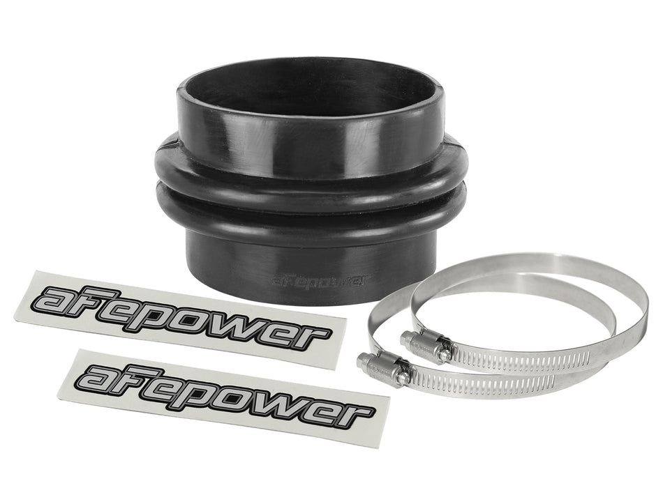 2 lbs. 8X8X8 Magnum FORCE Cold Air Intake System Spare Parts Kit 3-1/4 IN ID x 2-1/2 IN L Straight Bellow-Coupler - Black