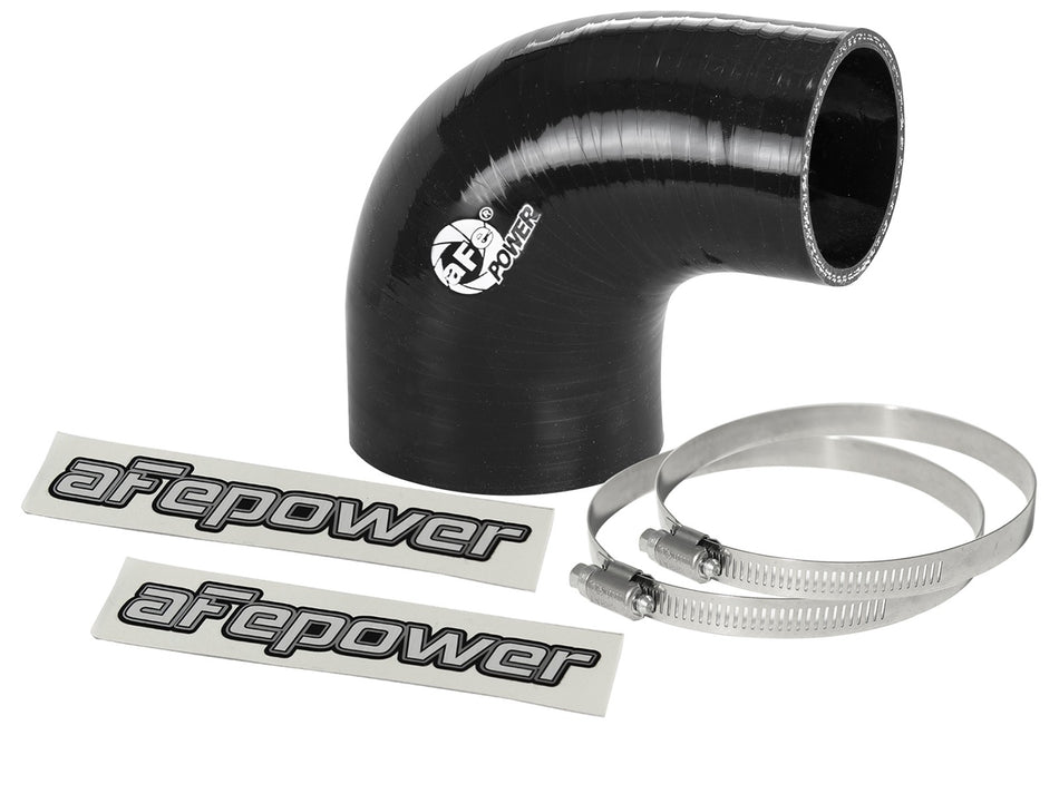 2 lbs. 8X8X8 Magnum FORCE Cold Air Intake System Spare Parts Kit 2-3/4 IN ID to 2 IN ID x 90 Deg. Elbow Reducing Coupler - Black