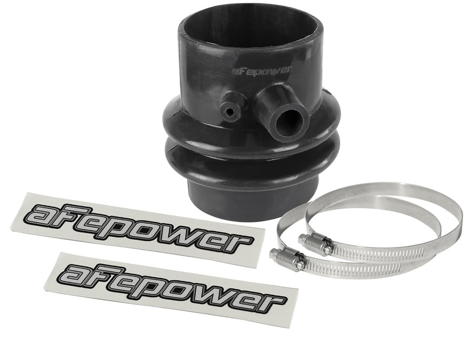 2 lbs. 8X8X8 Magnum FORCE Cold Air Intake System Spare Parts Kit 3-1/4 IN ID x 4-1/2 IN L Straight Bellow-Coupler - Black