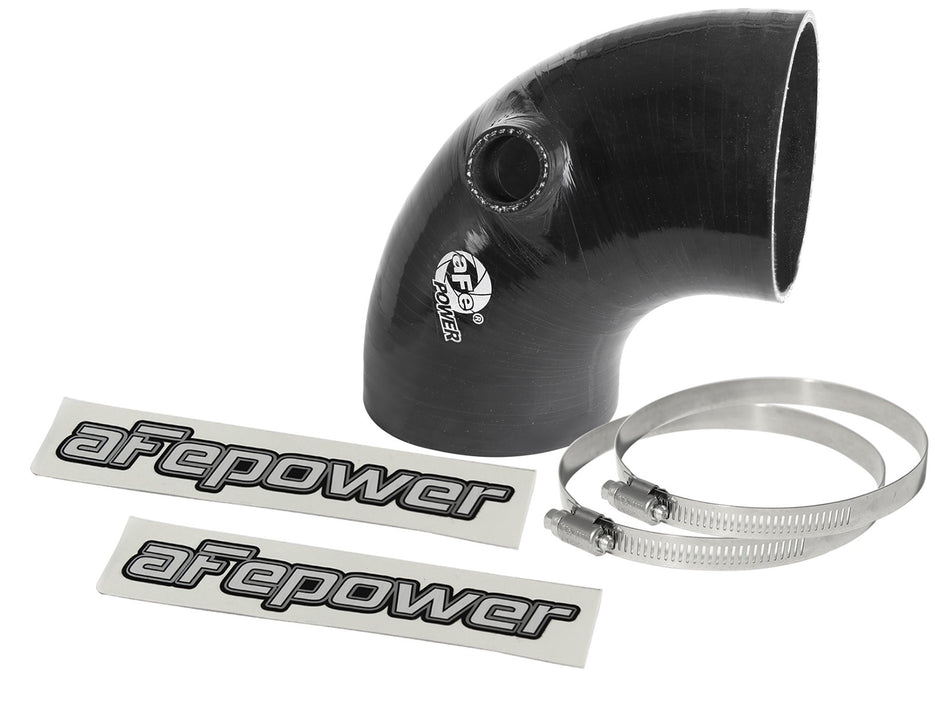 2 lbs. 8X8X8 Magnum FORCE Cold Air Intake System Spare Parts Kit 3-3/4 IN ID x 90 Deg. Elbow Coupler - Black
