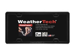 0.7 lbs. 13X8X1 Black Universal Universal Accessory License Plate Frame Kit Black Universal Universal
