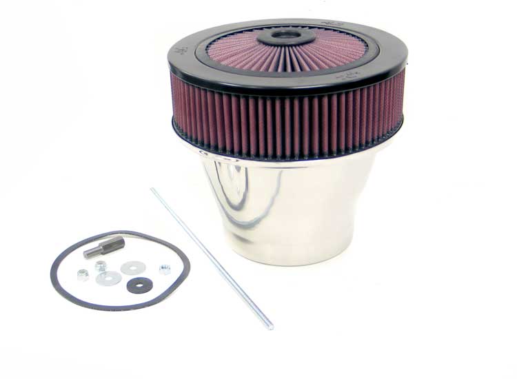 3 lbs. 9X9X9 5-1/8in FLG. 9in OD. 2-3/4 VEL STACK W/X-STREAM TOP
