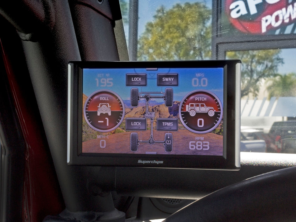 Superchips TrailDash2 Jeep Wrangler (JK) 07-14 V6-3.6L 3.8L w 5 Screen