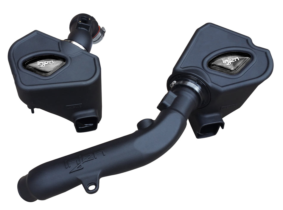 30 lbs. 28X17X13 F80F82/83 Durable rotomolded polyethylene one piece dual enclosed air box with a Black Badge and tube. Comes with a patented SuperNano-Web dry filter that Twist Locks Patent Pending Patent Pending into the air box for an air tight seal.