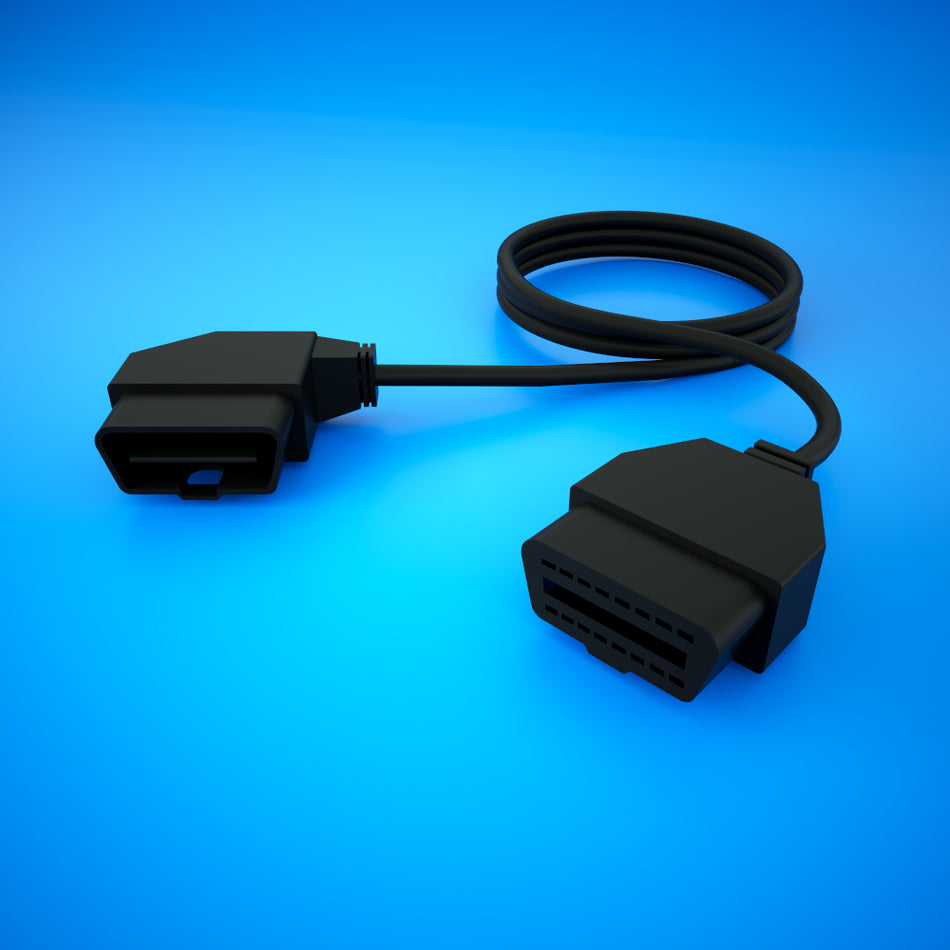 0.5 lbs. 6X4X2 MPVI2 OBD-2 5 FT Cable Extension Right Angle