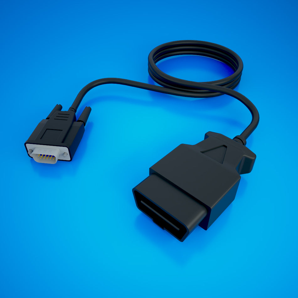 0.5 lbs. 6X4X2 MPVI DB-15 OBD-2 Cable