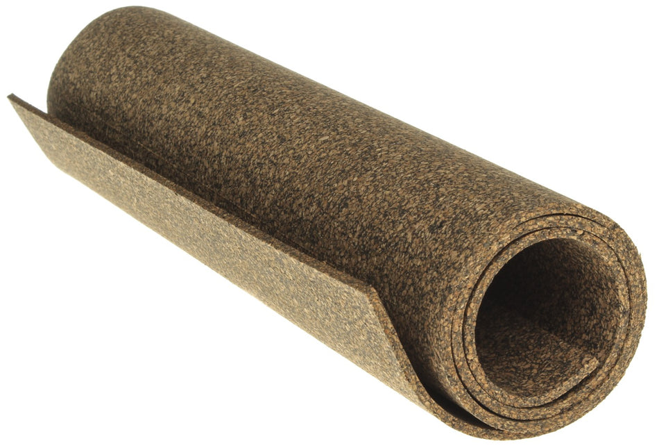 0.9 lbs. 12X2X2 Cork Rubber Sheet 1/8in X 12in X 24in