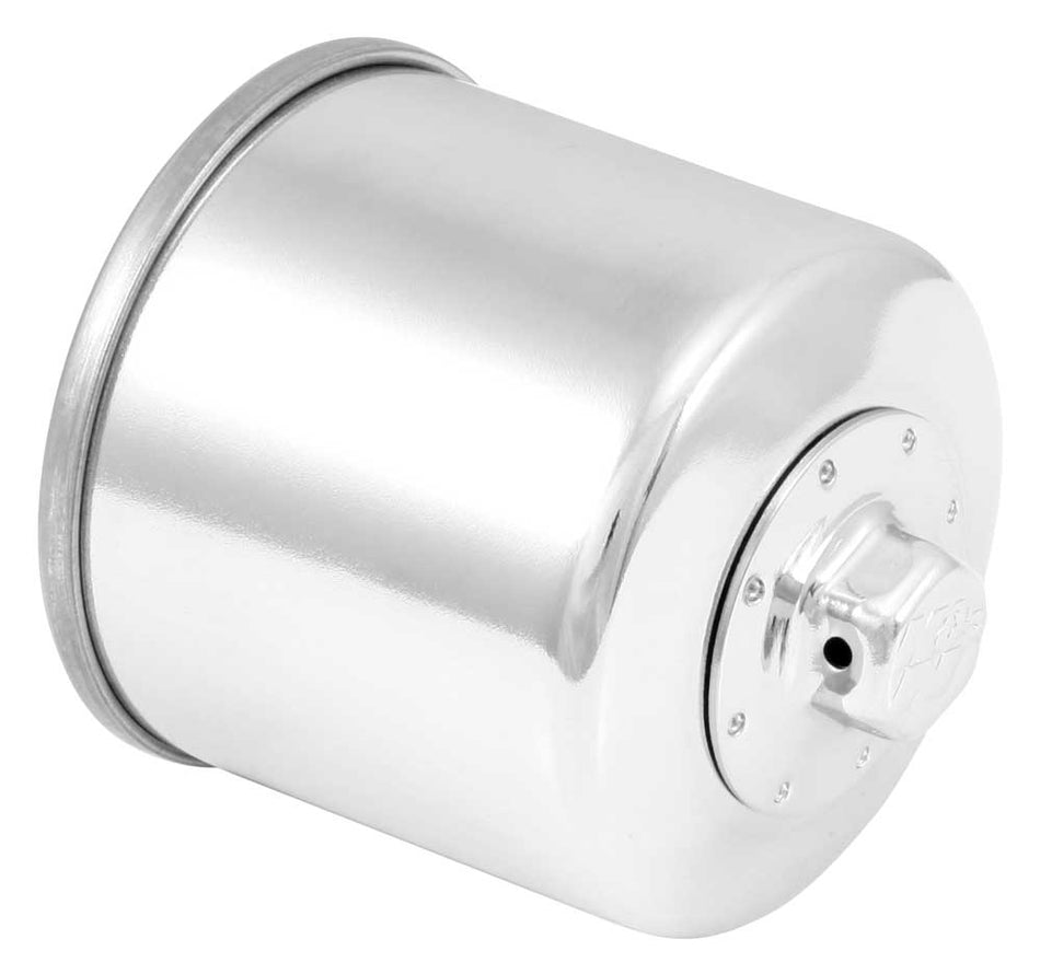 0.6 lbs. 3X3X3 OIL FILTER. POWERSPORTS. CANISTER CHROME