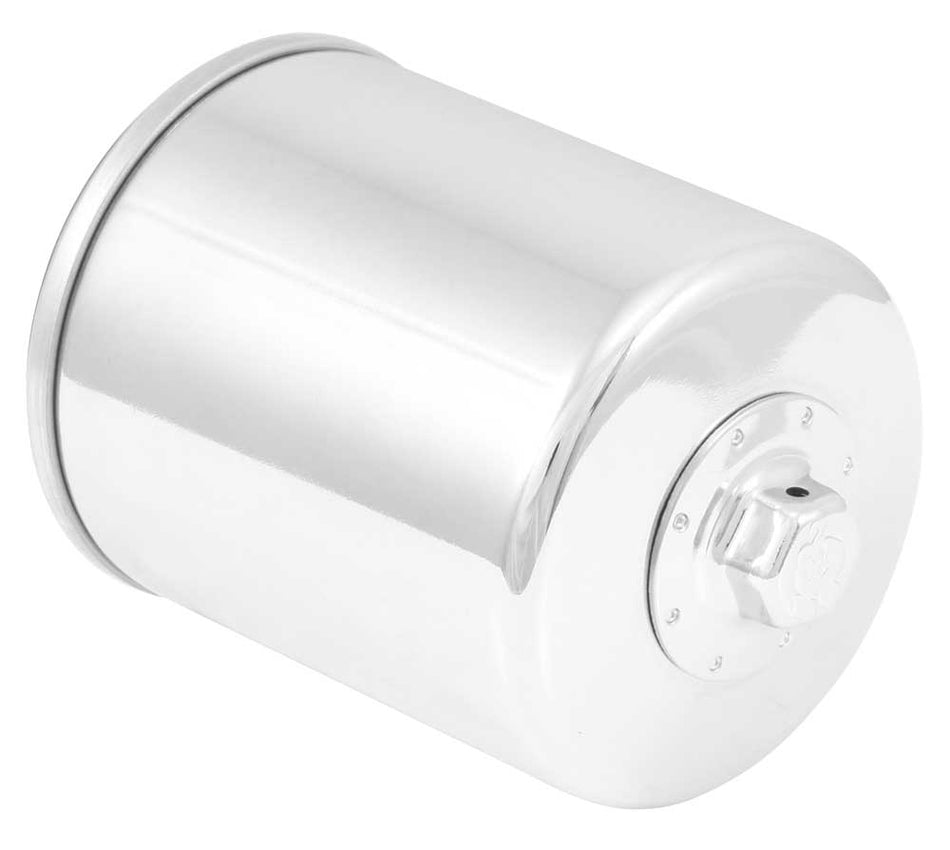 0.8 lbs. 4X3X3 OIL FILTER. POWERSPORTS. CANISTER CHROME