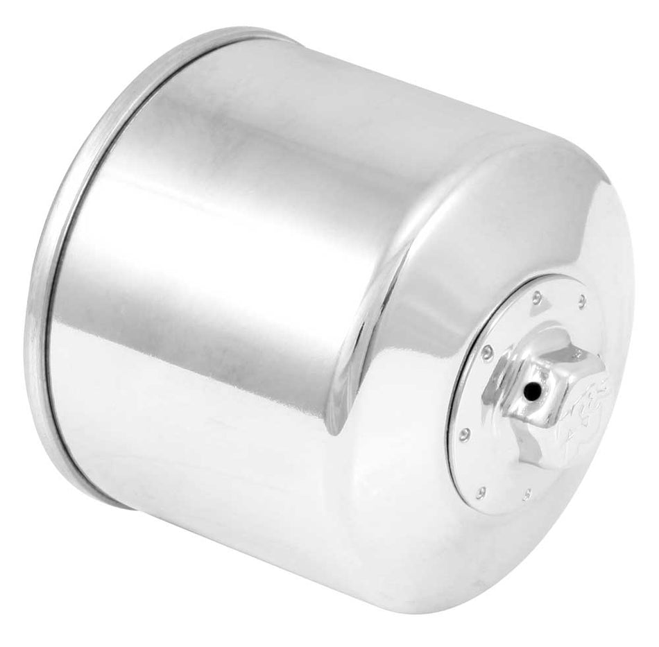 0.6 lbs. 3X3X3 OIL FILTER. POWERSPORTS. CANISTER CHROME