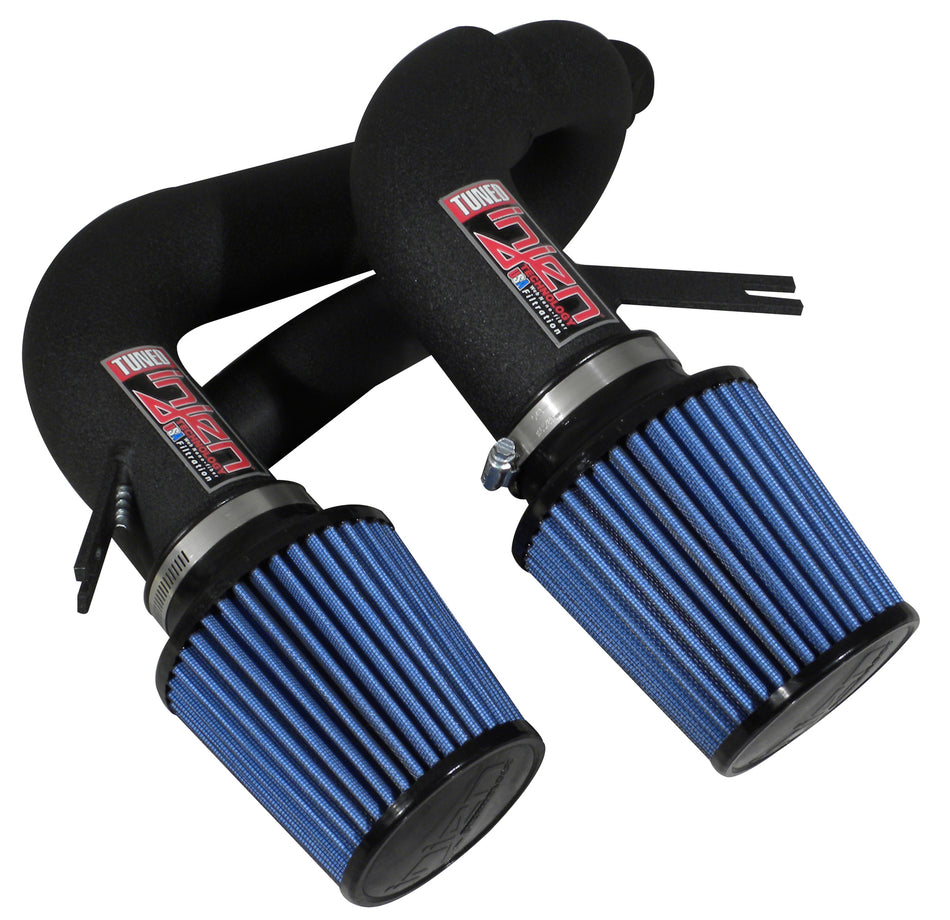 (E60) Tuned Twin air intakes w/MR Technology front air scoop and web nano-fiber dry filters