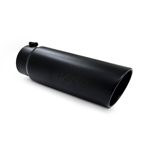 3.5 lbs. 18X7X7 Universal Black Coated Tip 6in OD Angled Rolled End 5in ID 18in length
