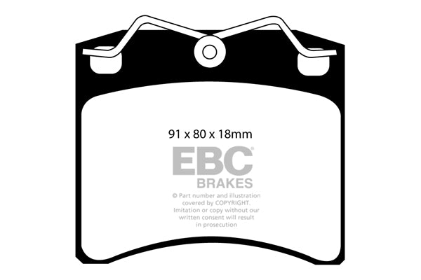 3.5 lbs. 6X4X4 EBC brake Ultimax2 brake Pads