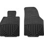10 lbs. 34X21X1 Black Front Rubber Mats Porsche 911 997 2005 - 2011 Cabriolet and Targa with Bose high-end sound option