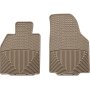 Tan Front Rubber Mats Porsche 911 (997) 2005 - 2011 Cabriolet and Targa with Bose high-end sound option
